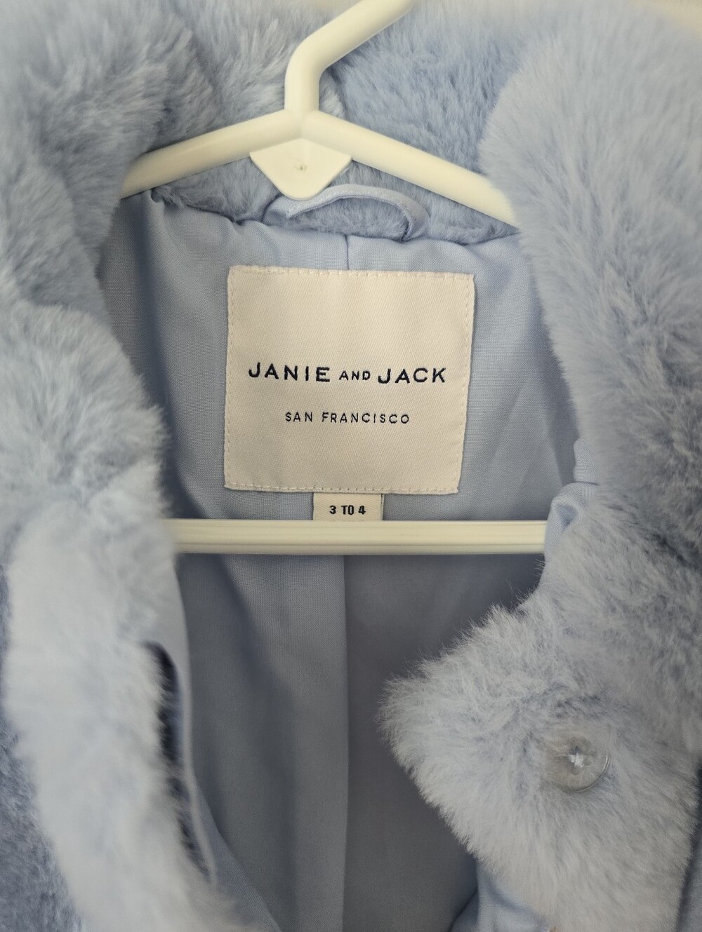 Janie and Jack Fur Coat - Picture 2 of 4